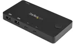 StarTech.com 2 PORT USB C KVM SWITCH .