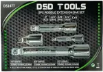 DSDTOOLS 9 TK. P&ouml;&ouml;rlevate pikenduste komplekt DS1477
