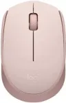 Hiir Logitech M171 Mouse right and left-handed optical 3 buttons wireless 2.4 GHz USB wireless receiver pink