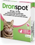 Vetoquinol Dronspot (2,5-5kg) - deworming drops for cats - 2x0,7ml