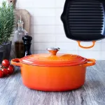 Le creuset Ovaalne malmist pott 31cm / 6,3L oranž