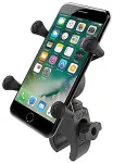RAM MOUNTS X-Grip Phone Mount with Low Profile Tough-Claw Base