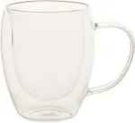 Home4you Kruusid DOUBLE 2tk 300ml klaasist topeltseinaga