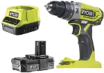 Ryobi Cordless hammer drill R18PD2-120B 18V 1*2.0AH