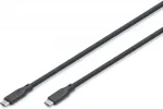 Digitus USB 3.2 Kabel Typ C -C Silikon St/St 0,5m schwarz