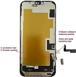 APPLE Display for iPhone 14 Plus, LTPO Soft OLED, 60Hz