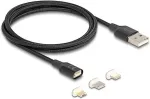 DeLOCK USB-Kabel Magnetisch 3 in 1 8Pin Lighting USBMB/T-C