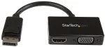 StarTech.com Reise A/V Adapter: 2-in-1 Mini DisplayPort auf HDMI oder VGA Konverter - Videokonverter - Schwarz (DP2HDVGA)