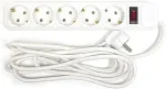 Noname Extension cord 3m, 5 sockets, with switch