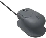 Hiir Zagg Wireless mouse & wireless charging pad - black