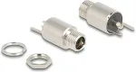 DeLOCK Steckverbinder DC 5,5 x 2,1 mm Buchse zum Einbau L&ouml;tversion - rund 20 V / 10 A