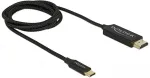 Delock USB Kabel Type-C zu HDMI DP Alt Mode 4K 60Hz 1m koaxial