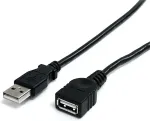 StarTech.com USBEXTAA3BK, USB A, USB A, Male/Female, 20.00, 220.00, 120.00
