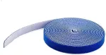 StarTech HOOK AND LOOP ROLL 25FT. - BLUE - REUSABLE