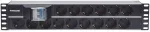 IC INTRACOM Intellinet Power strip rack 19" 2U 250V/16A 15x Schuko 1,5m double air switch