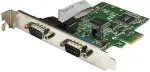 StarTech.com 2-Port PCI Express Serial Card with 16C1050 UART - Serieller Adapter - PCIe Low Profile - RS-232 x 2 (PEX2S1050)