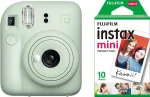 Fotokaamera Fujifilm Instax Mini 12, mint green + film