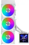 Lian Li HydroShift II LCD-S 360 CL Processor Liquid cooling kit 12 cm White 1 pc(s)