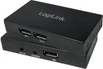 LOGILINK 4K DisplayPort 1.2 Splitter - Video-/Audio-Splitter - 2 x DisplayPort - Desktop (CV0090)