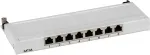 EFB-Elektronik EFB Mini-Patchpanel STP 8xRJ45 Cat.6A, 10 0,5HE, RAL7035 grau