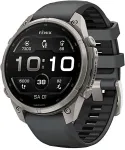 Garmin Nutikell Fenix 9 Pro &ndash; 47mm Titanium with Graphite/Black Silicone Band