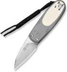 No name N&oacute;ż Civivi Purr Nitro-V Gray & Ivory G10