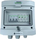 EMITER Switchgear attached AC Hermetic IP65 Surge Arrester Emitter AC Noark Type 2 , 16A 3-F