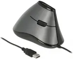 Hiir DELOCK ergonom. Maus vertikal optisch 5-Tasten + 1.8m Kabel