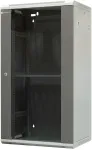 EMITER NET Separate hanging cabinet 19" 22U, sheet metal/glass doors, 600&times;450&times;1083mm width/depth/height EM/AP6422