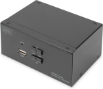 Digitus | KVM Switch, 2-Port, Dual Display, 4K, DisplayPort | DS-12862