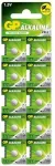 GP Battery Alkaline batteries MINI GP 177/G4/AG4/LR626/LR66 blister pack - 10 pcs.