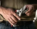 No name Felco 2 pruning shears Anvil Red