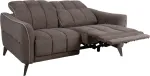 Home4you Diivan CATHY 2-kohaline elektriline recliner 162x100xH100cm, helepruun