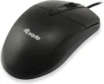 Hiir Equip Optische Maus USB Desktop Rechts-Linksh&auml;nder 1.35m sw