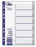 Forpus Vahelehed A4 plast 1-6
