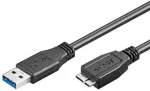 GOOBAY USB-kabel 1m Sort