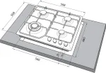 Pliidiplaat Freggia HR640VGTCH