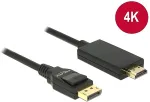 DeLOCK Displayport Kabel DP -> HDMI St/St 4K 2.00m schwarz