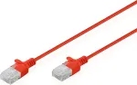 Digitus Patchkabel CAT 6 U-UTP Slim 3m Rot