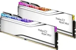 M&auml;lu G.SKILL DDR5 - 32GB - 6400 - CL - 32 (2x 16 GB) Dual Kit, memory (silver, F5-6400J3239G16GX2-TR5NS, Trident Z5 Royal Neo, AMD EXPO)