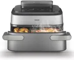Frit&uuml;&uuml;r PHILIPS 5000 series NA565/02 Fritureapparat 9,5l 2750W Sort, S&oslash;lv, Rustfrit st&aring;l