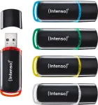 M&auml;lukaart Intenso 1x5 Business Line 64GB USB Stick 2.0 farbl.sort.3511595