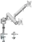 Logilink Dual Monitor mount, 17"-32", aluminum, gas spring, curved screens, pole