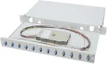 Digitus fiber optic splice box, equipped, LC, OS2 (gray)