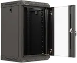LANBERG WF11-3309-10B rack cabinet 9U Wall mounted rack Black