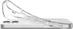 SPIGEN Kaitse&uuml;mbris Liquid Crystal (MagFit), Apple iPhone 17, l&auml;bipaistev valge MagSafe ringiga,