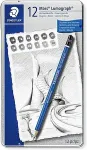 STAEDTLER Bleistift Mars Lumograph 12ST Sechskant