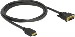 DELOCK Kabel HDMI > DVI 24+1 bidirektional 1.50m schwarz