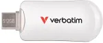 M&auml;lukaart VERBATIM USB Flash Drive Plectra 512 GB White