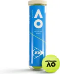 Dunlop Tennis balls AUSTRALIAN OPEN GrandSlam 4PET ITF
